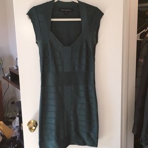 French Connection Dress deep emerald/spruce size 8